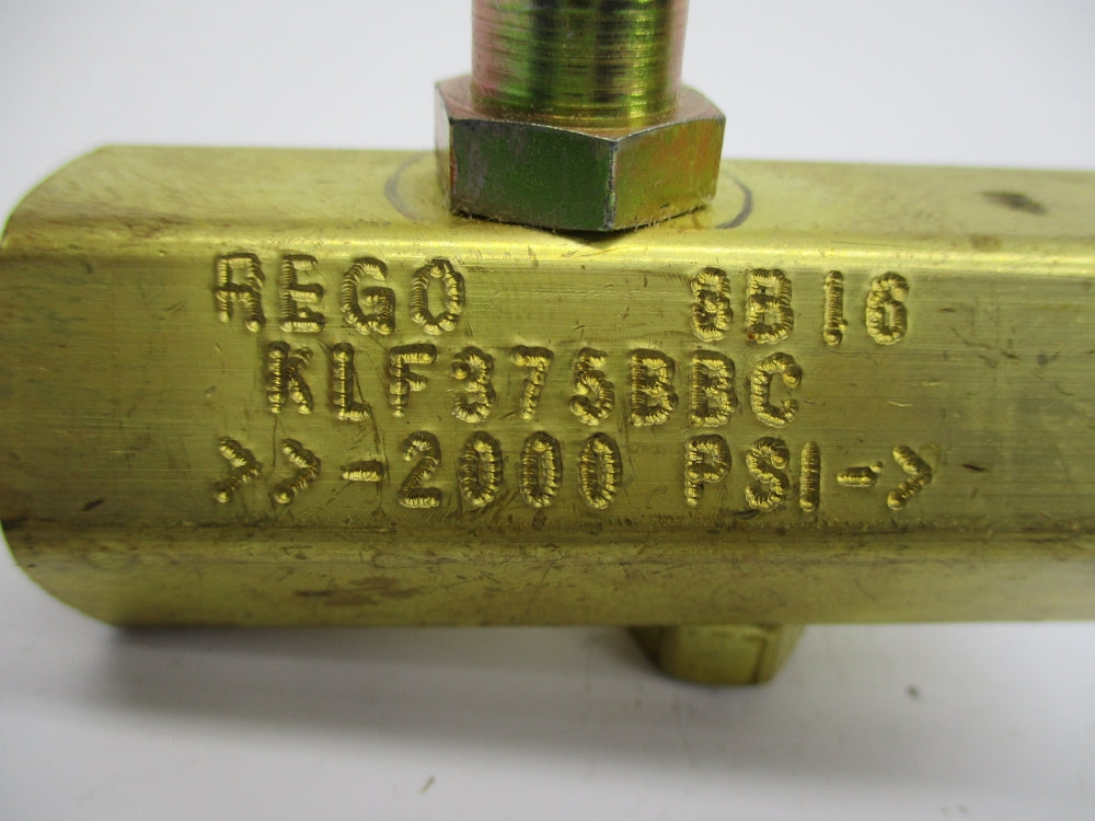 REGO KLF375BBC 2000PSI UNMP