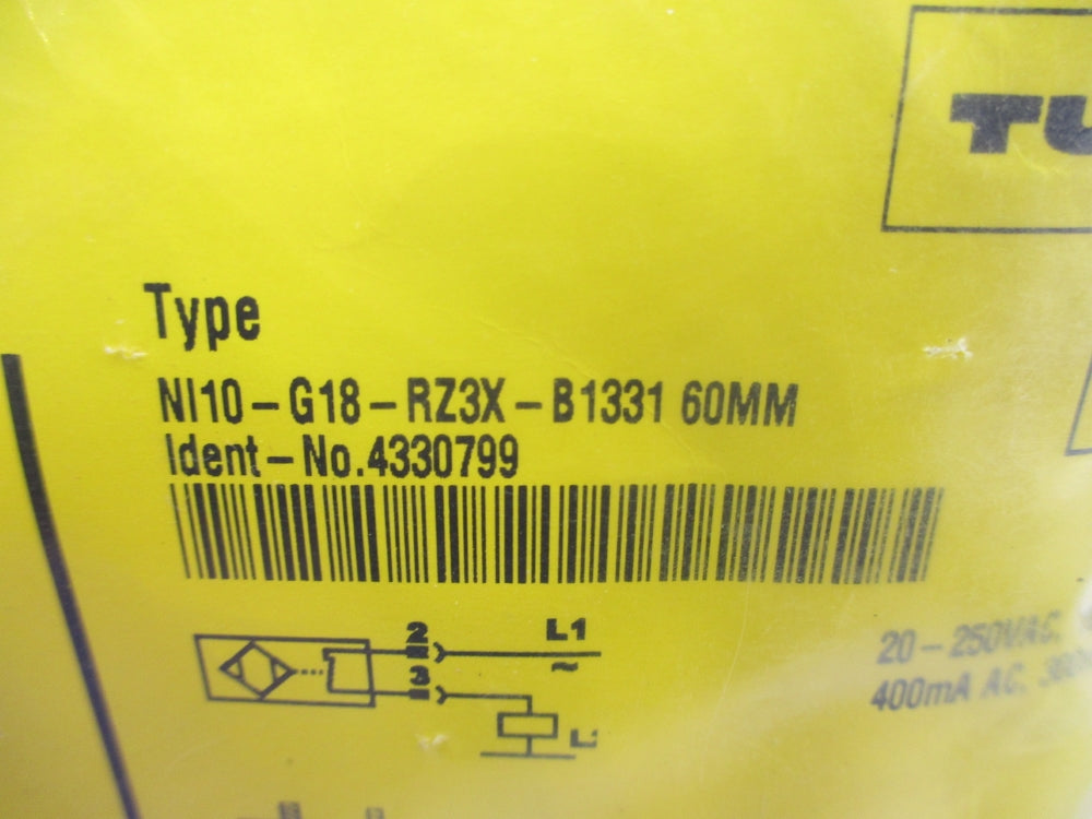 TURCK NI10-G18-RZ3X-B133160MM 4330799 NSMP
