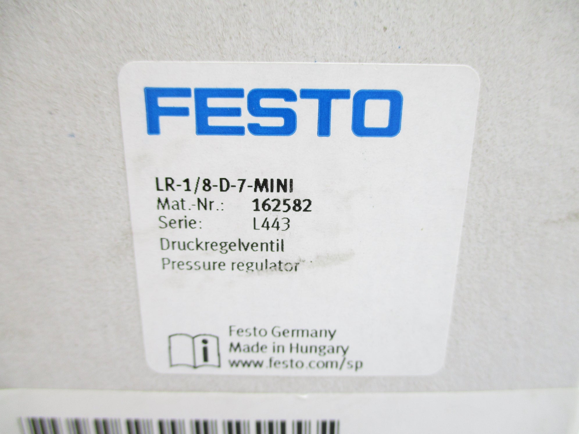 FESTO LR-1/8-D-7-MINI NSMP