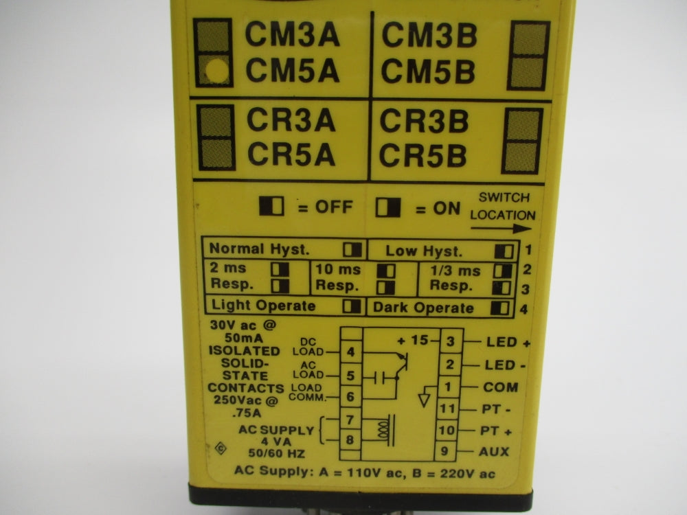 BANNER ENGINEERING CM5A UNMP