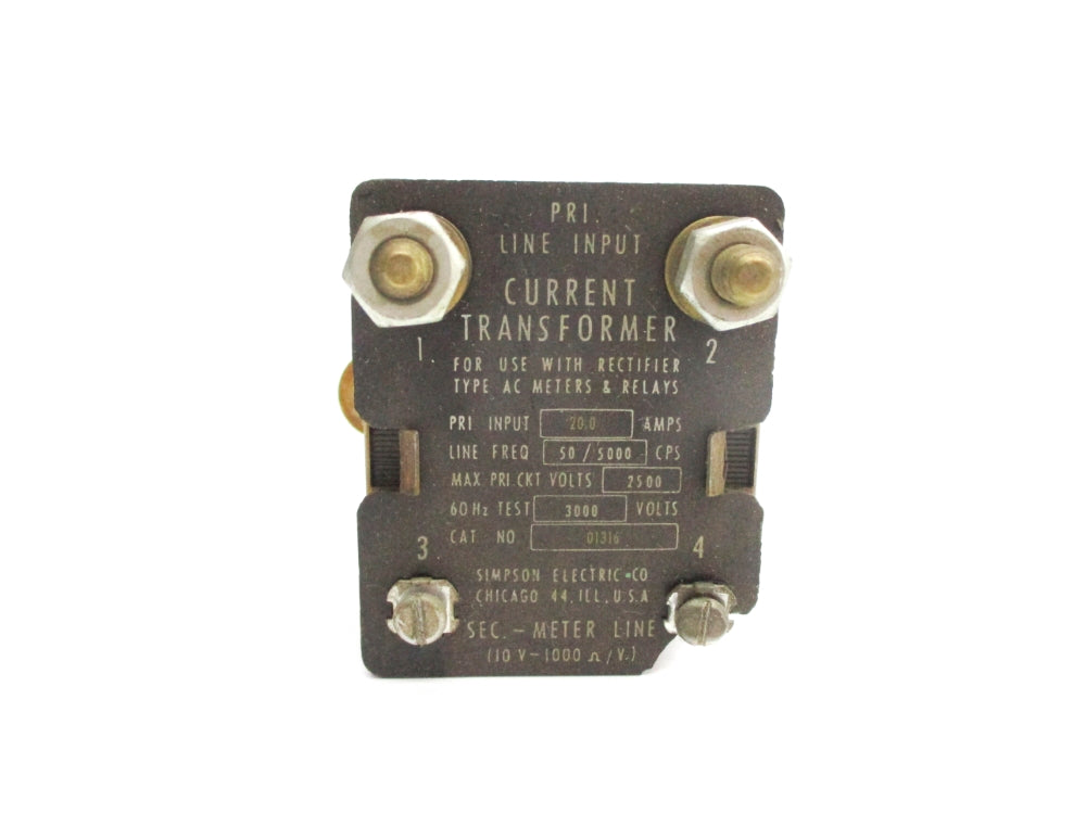 SIMPSON ELECTRIC 01316 UNMP