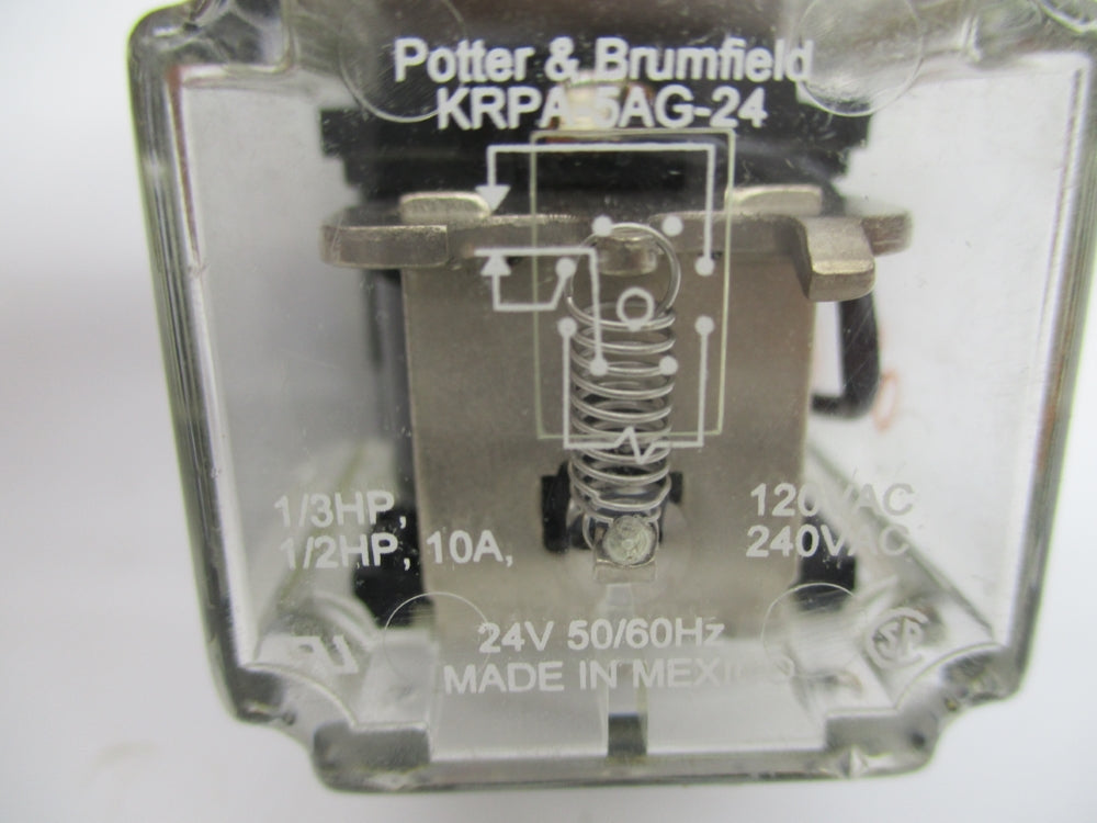 POTTER&BRUMFIELD KRPA-5AG-24 10A 24V UNMP