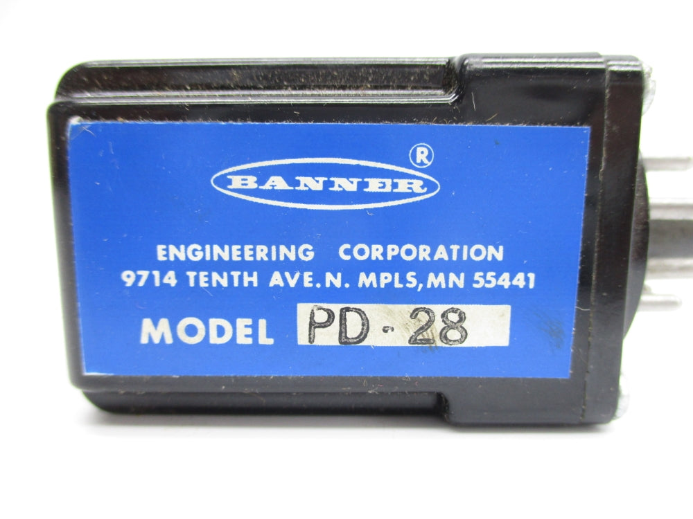 BANNER ENGINEERING PD-28 12/28VDC UNMP