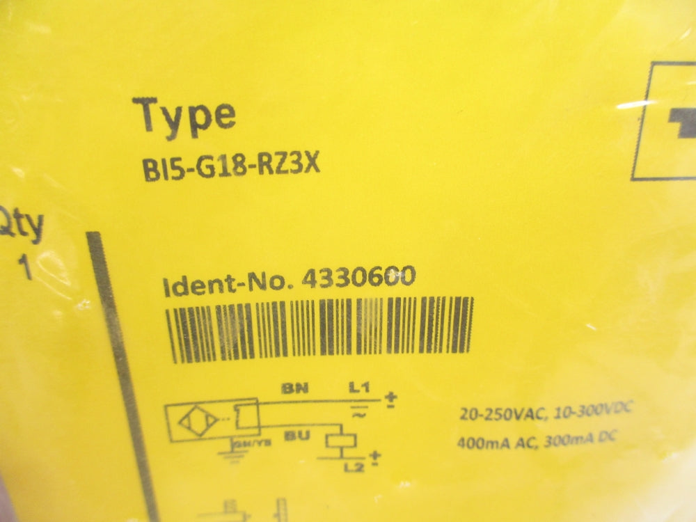 TURCK BI5-G18-RZ3X 4330600 NSMP