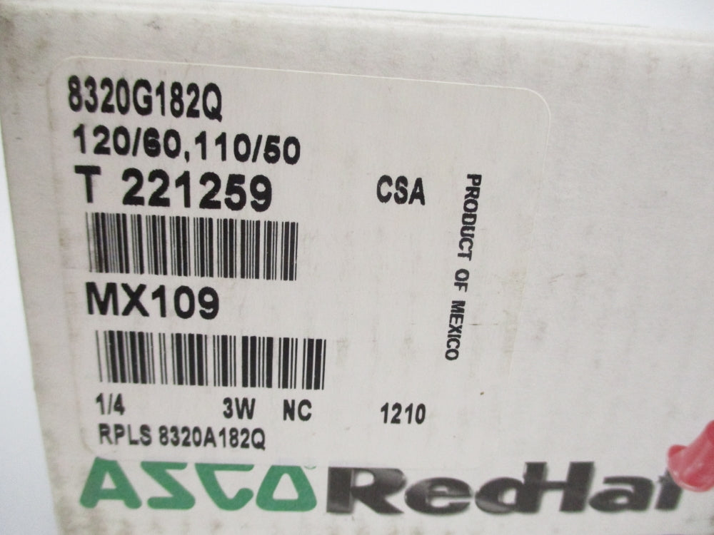 ASCO 8320G182Q 125PSI 110/120V NSMP