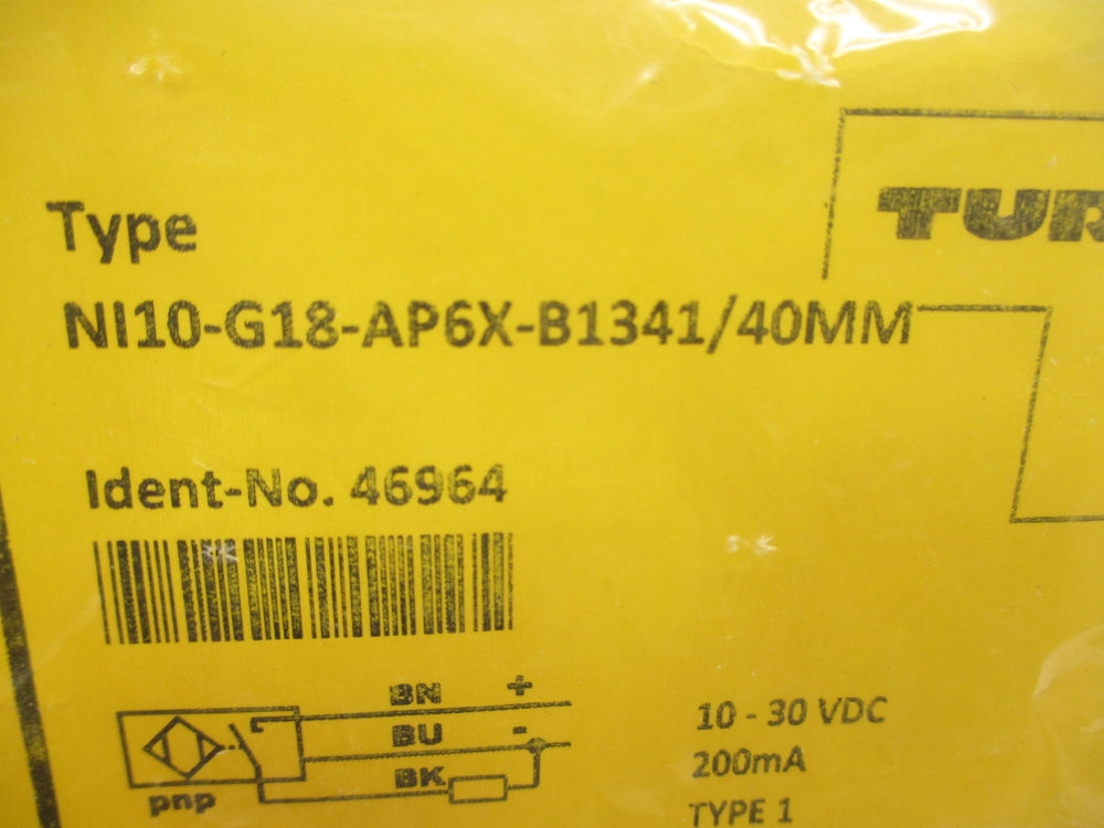 TURCK NI10-G18-AP6X-B1341/40MM 46964 NSMP