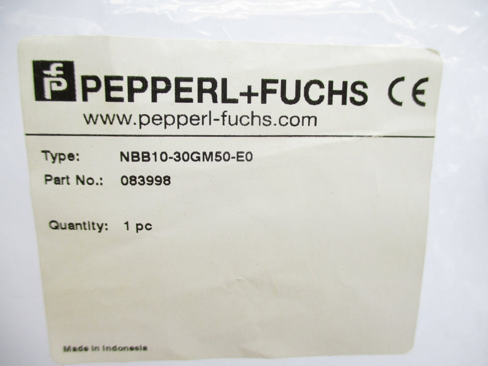 PEPPERL+FUCHS NBB10-30GM50-E0 083998 NSMP