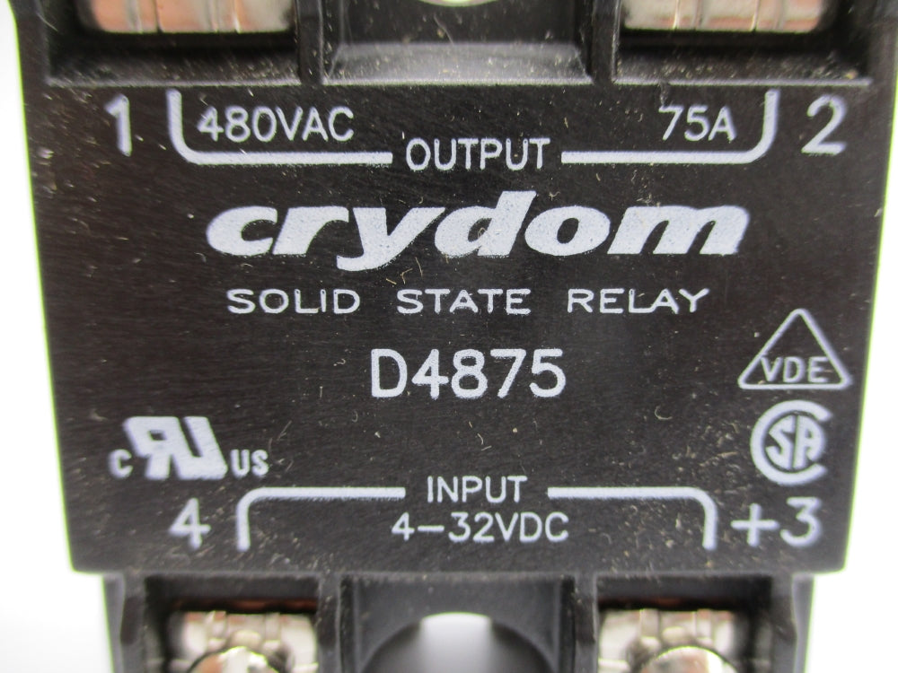 CRYDOM D4875 4-32VDC 75A NSMP
