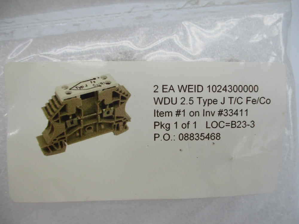 WEIDMULLER 1024300000 (PKG OF 2) NSMP