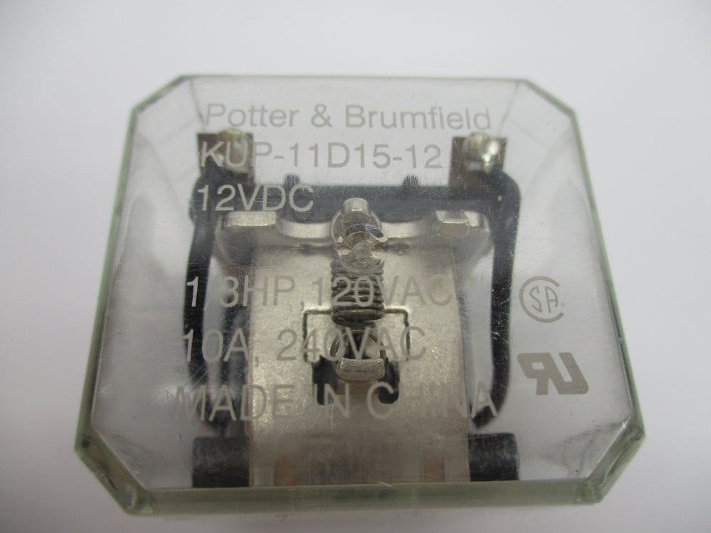 POTTER&BRUMFIELD KUP-11D15-12 12VDC 10A UNMP