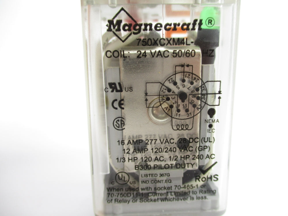 MAGNECRAFT 750XCXM4L 24VAC 16A UNMP