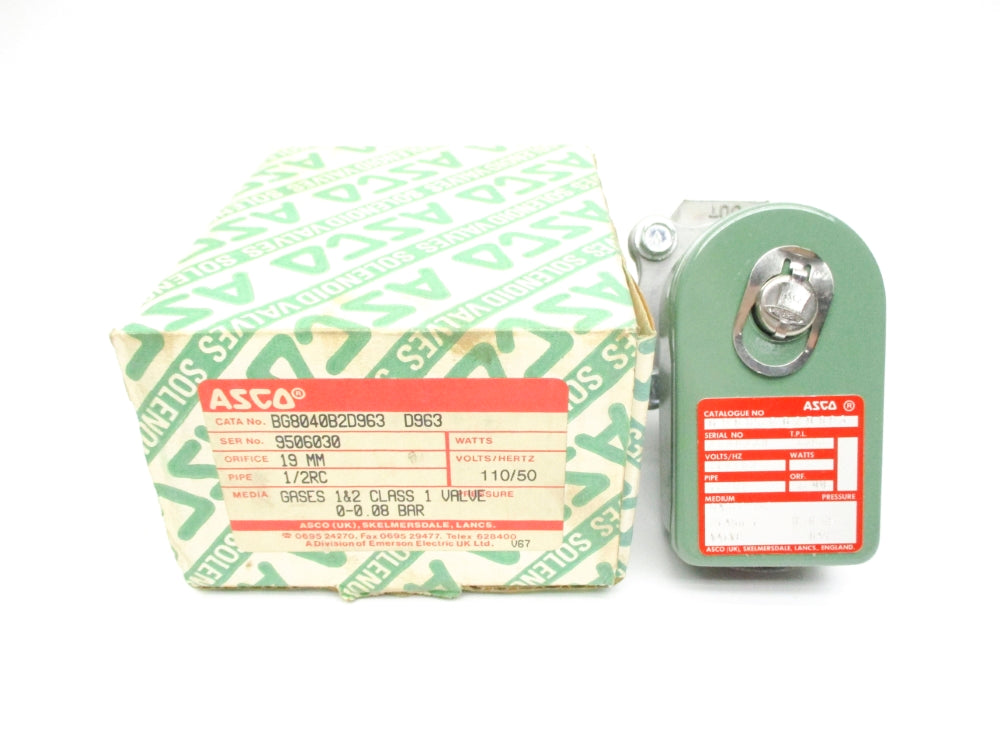 ASCO BG8040B2D963 110V NSMP
