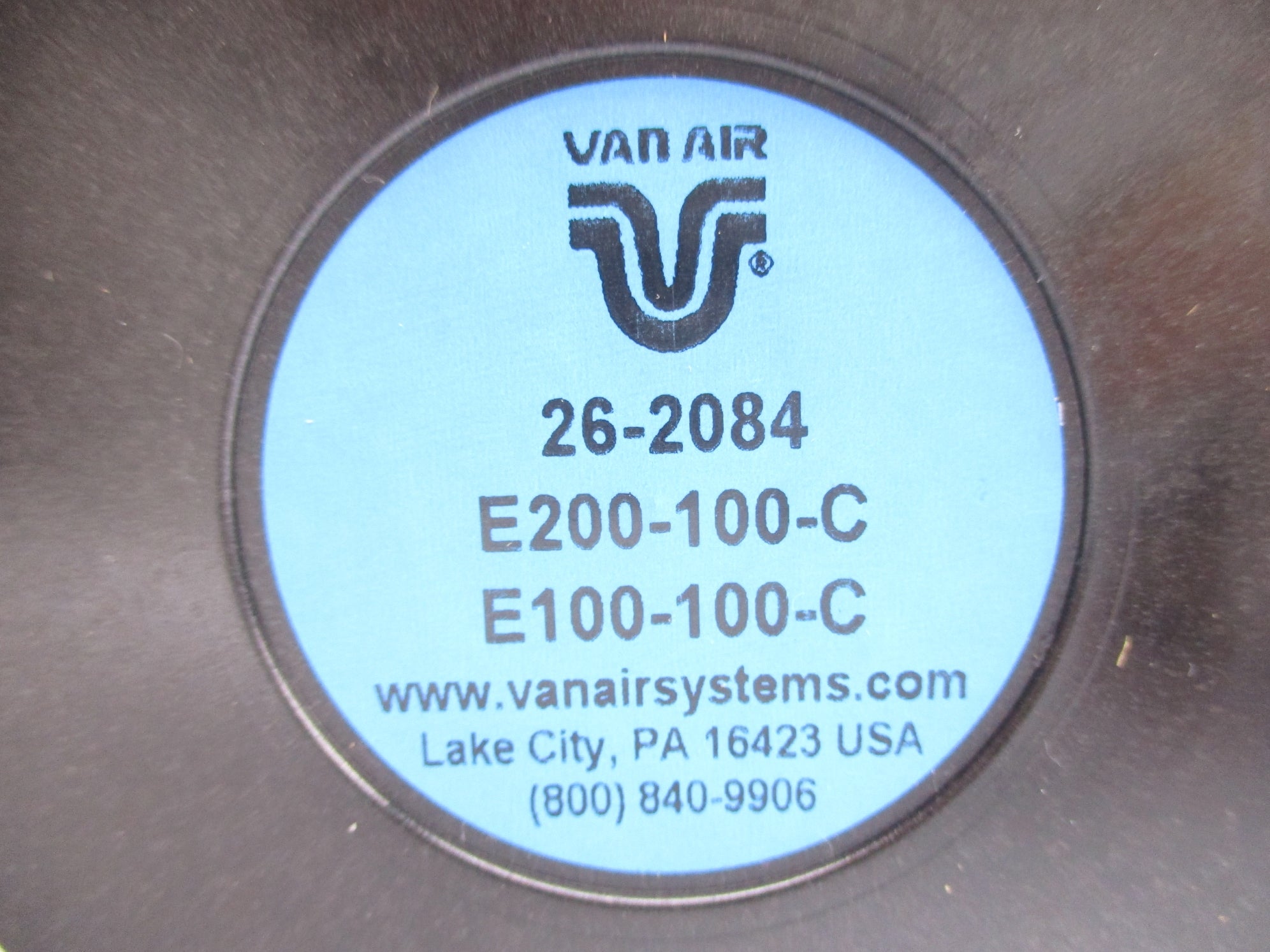 VAN AIR SYSTEMS 26-2084 NSNP