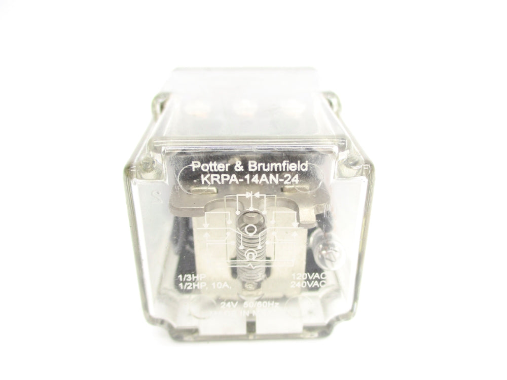 POTTER&BRUMFIELD KRPA-14AN-24 10A 24V UNMP