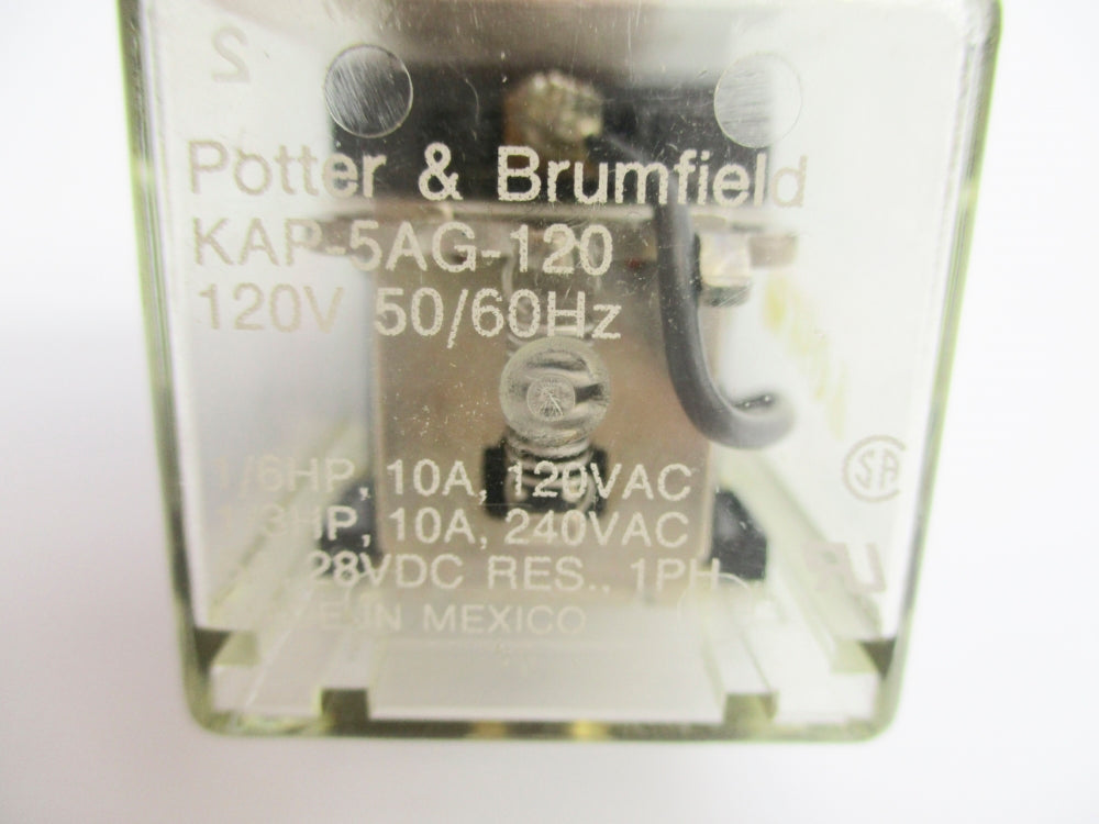 POTTER&BRUMFIELD KAP-5AG-120 10A 120VAC UNMP