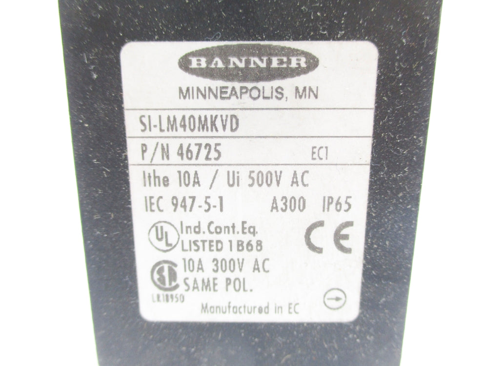 BANNER ENGINEERING SI-LM40MKVD 46725 (AS PICTURED) NSNP
