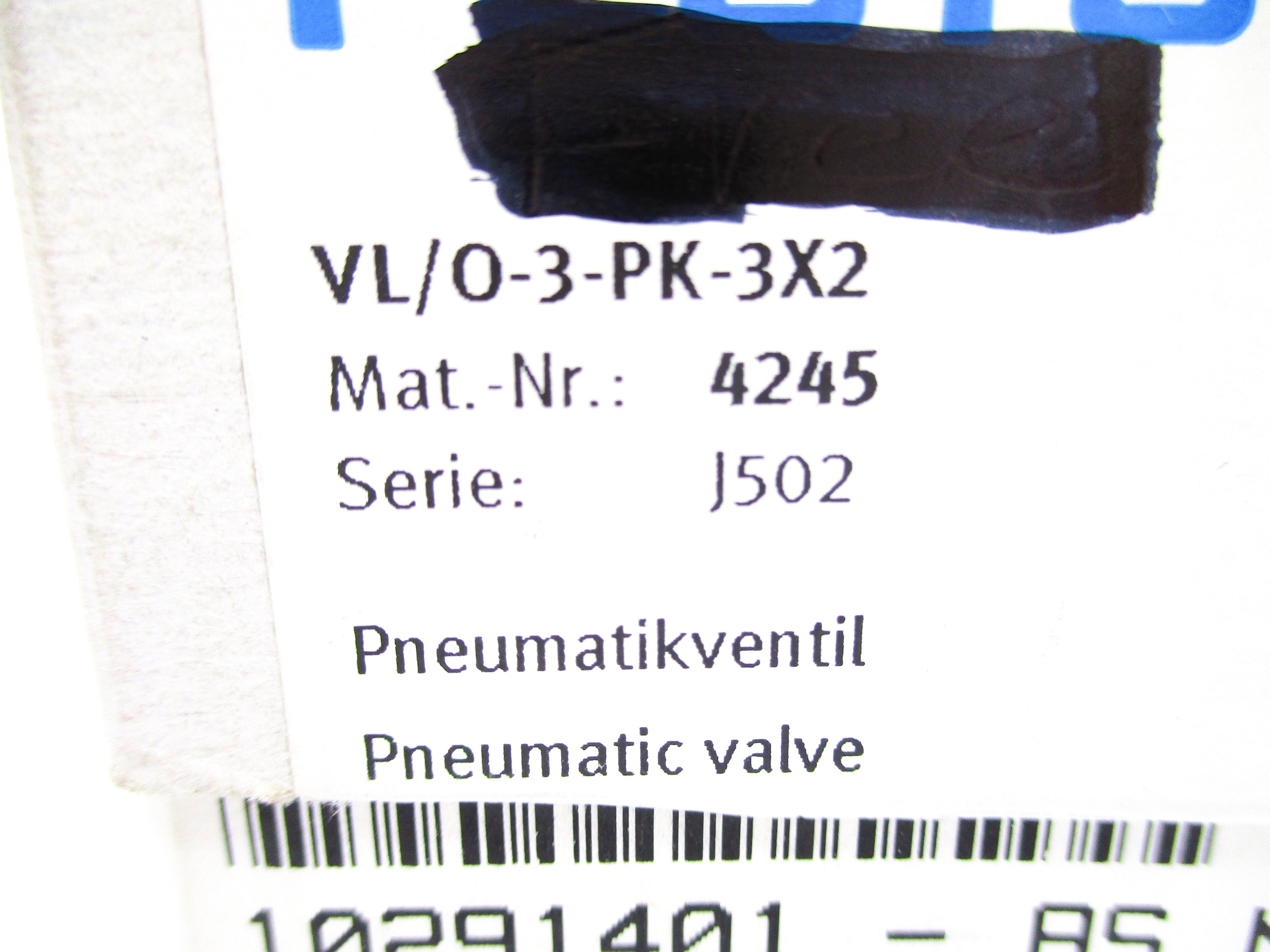 FESTO VL/O-3-PK-3X2 120PSI NSMP