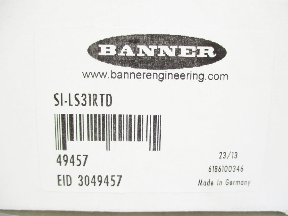 BANNER ENGINEERING SI-LS31RTD 49457 NSMP