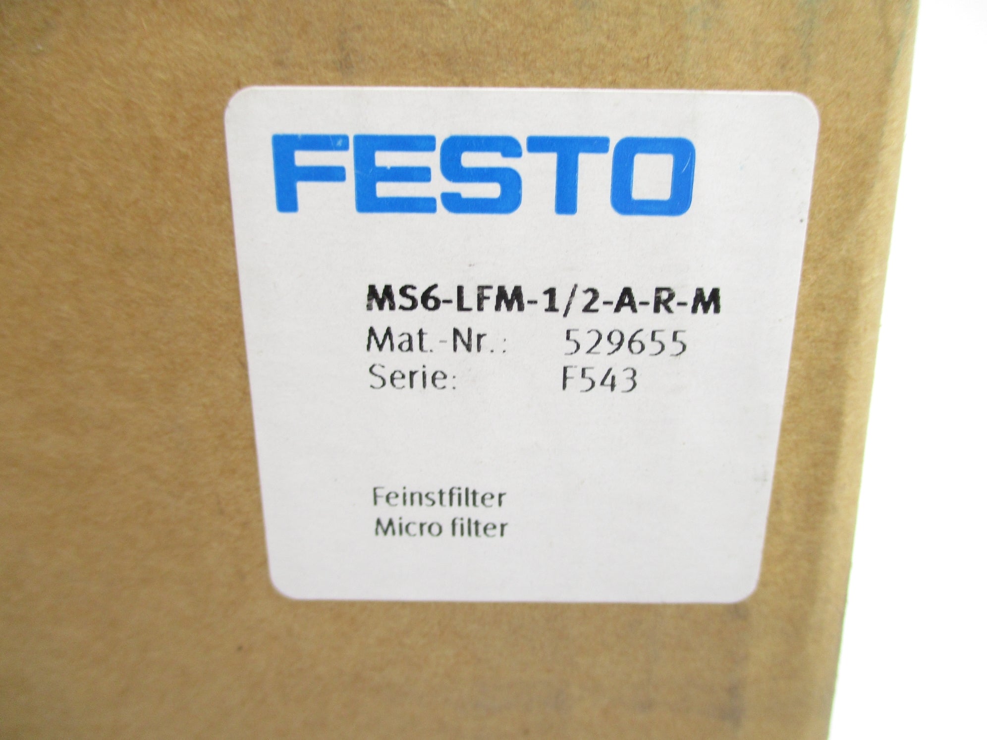 FESTO MS6-LFM-1/2-A-R-M 300PSI NSMP