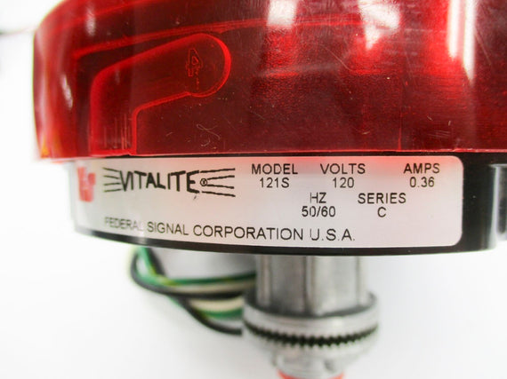 FEDERAL SIGNAL 121S-120-R SER. C UNMP
