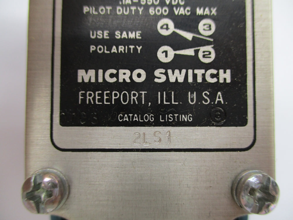 MICRO SWITCH 2LS1 600VAC 10A NSNP