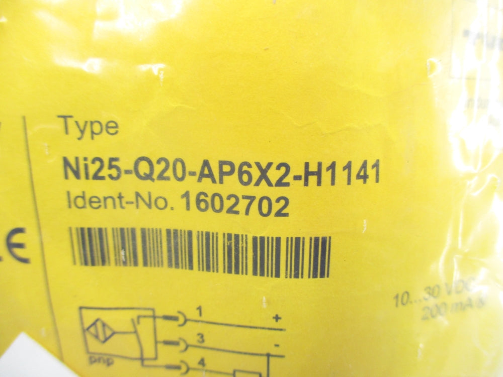 TURCK NI25-Q20-AP6X2-H1141 1602702 NSMP