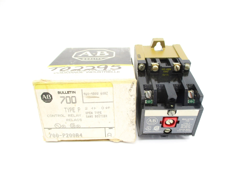 ALLEN BRADLEY 700-P200A4 SER. A 460-480V (BK/YL) NSMP