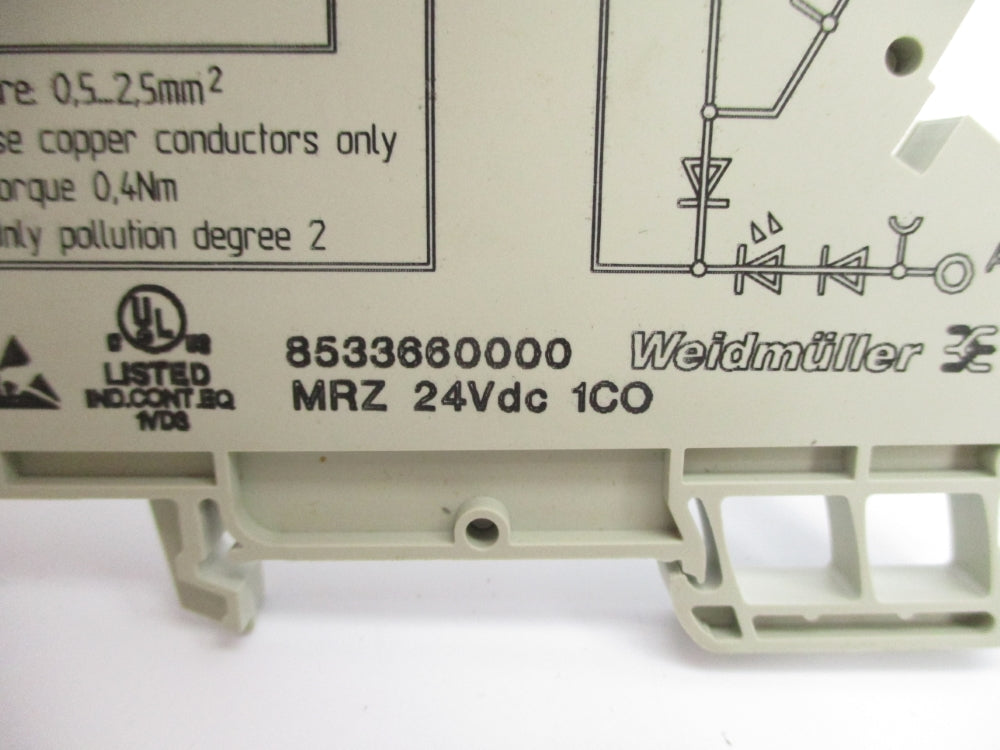 WEIDMULLER 8533660000 MRZ24VDC1CO NSNP