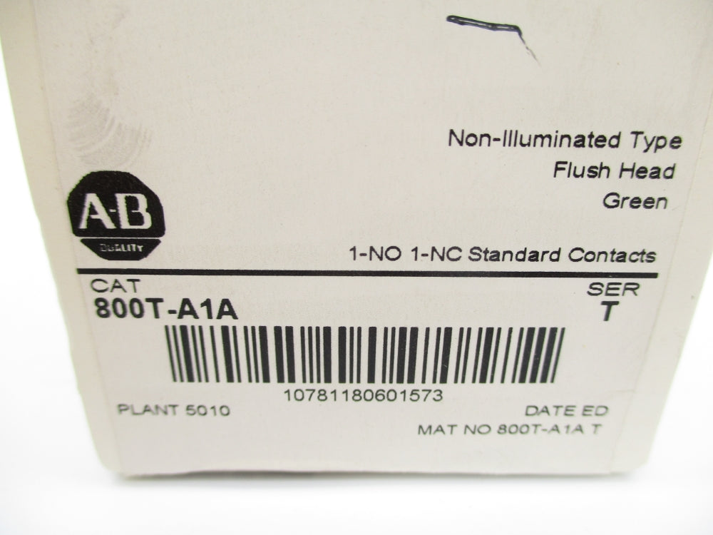 ALLEN BRADLEY 800T-A1A SER. T (WH) NSFS