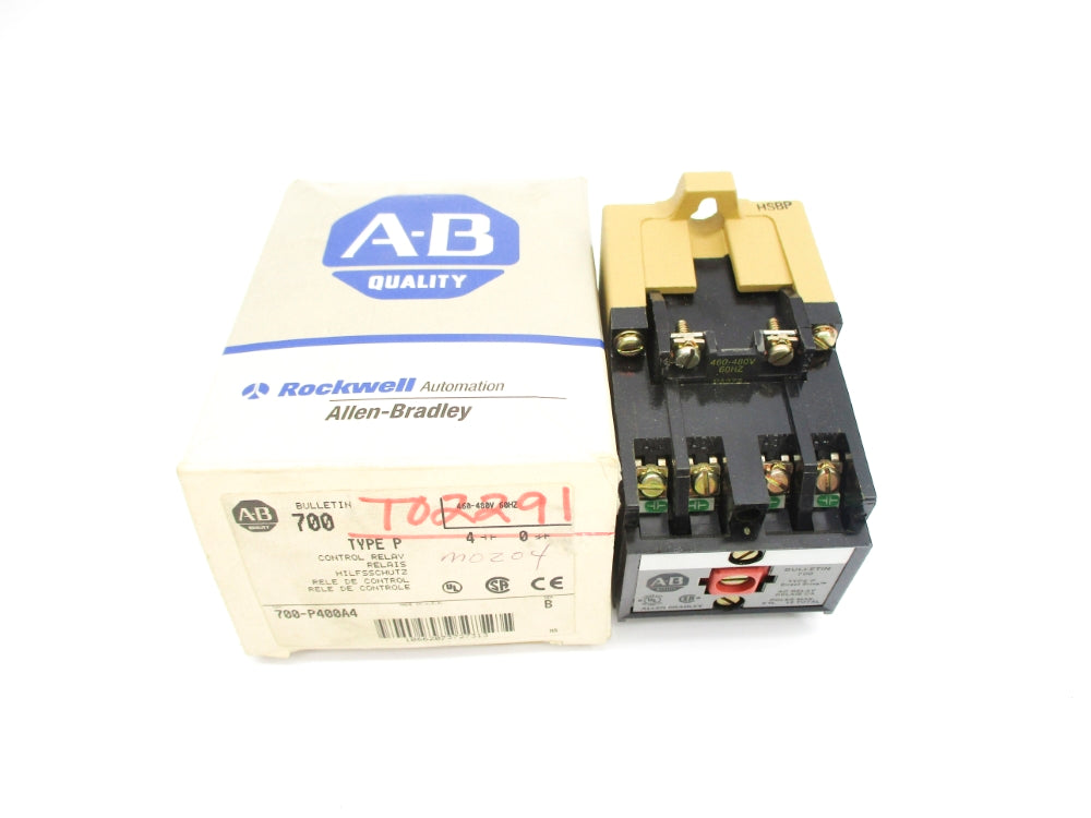 ALLEN BRADLEY 700-P400A4 SER. B 460-480V (GY/BL) NSMP