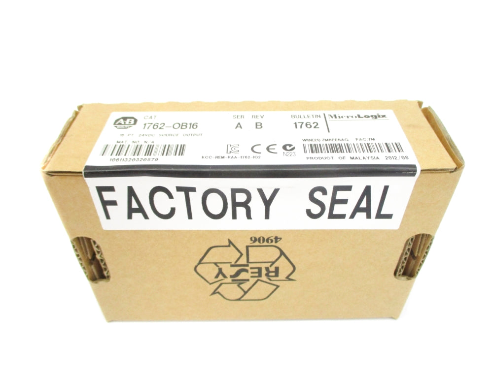 ALLEN BRADLEY 1762-OB16 SER. A DATE: 2012 NSFS