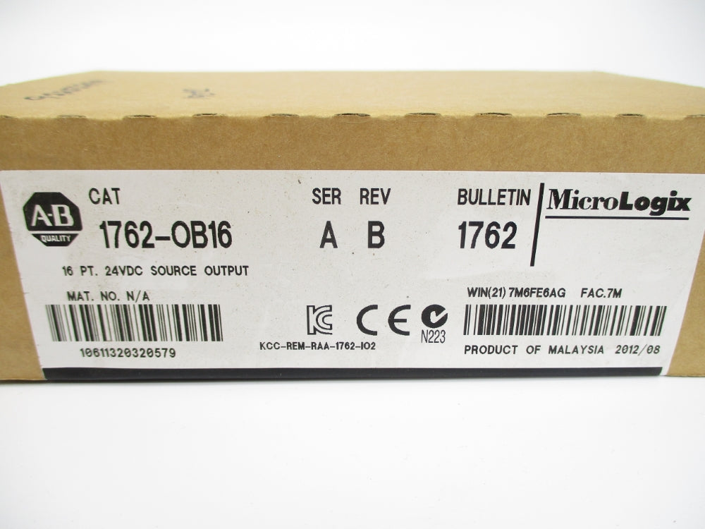 ALLEN BRADLEY 1762-OB16 SER. A DATE: 2012 NSFS