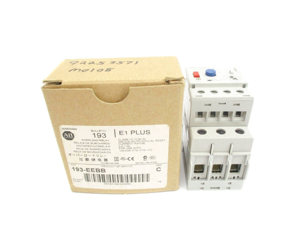 ALLEN BRADLEY 193-EEBB SER. C 600V 0.2-1.0A (BR/WH) NSMP