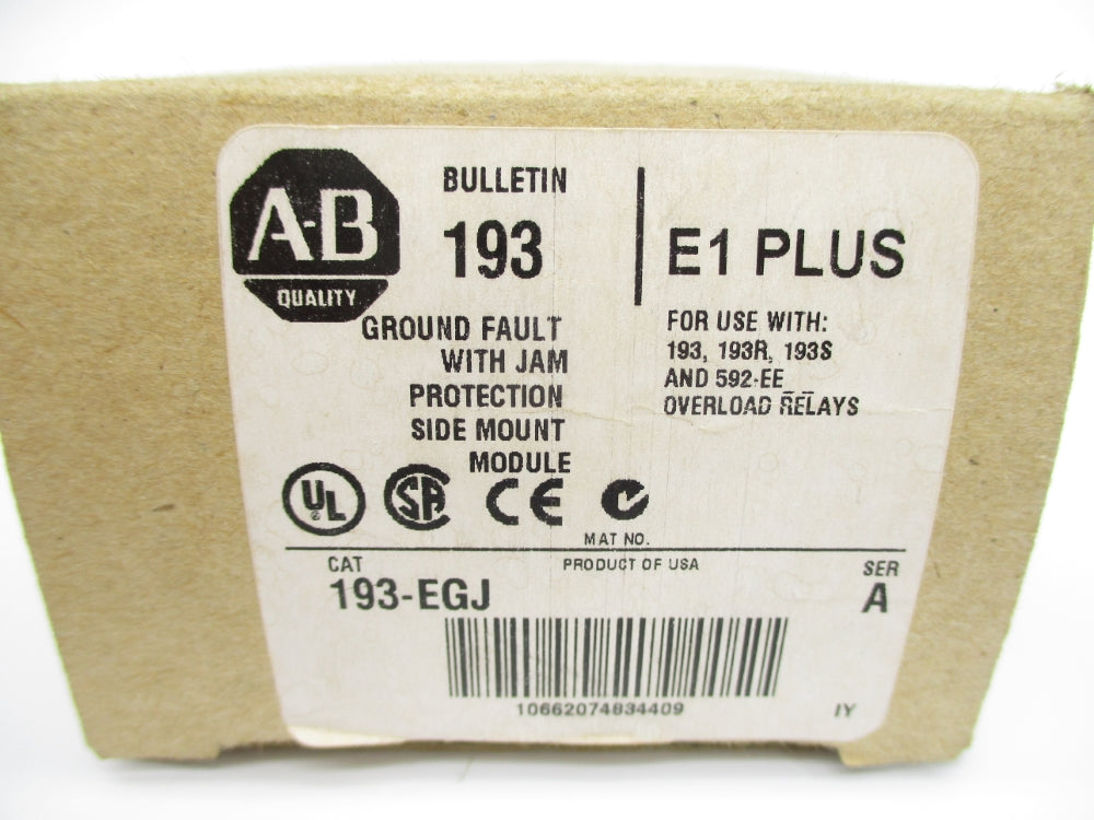 ALLEN BRADLEY 193-EGJ SER. A (BR/WH) NSMP