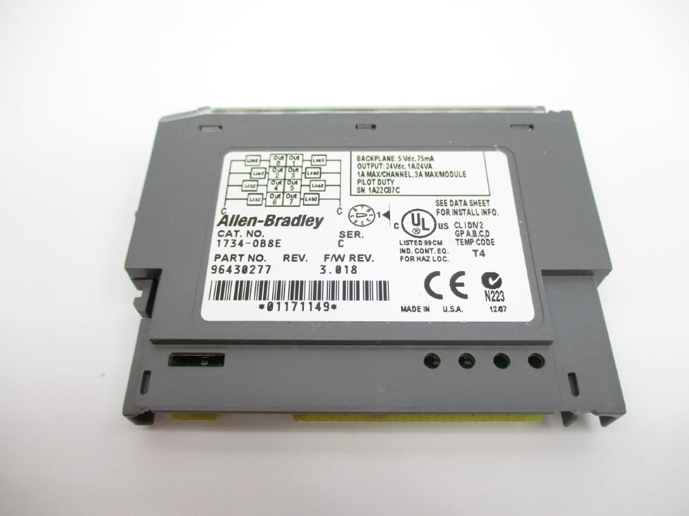 ALLEN BRADLEY 1734-OB8E SER. C F/W 3.018 NSMP