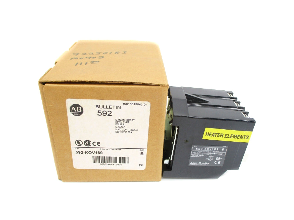 ALLEN BRADLEY 592-KOV169 SER. B 32A 120-600VAC (BR/WH) NSMP