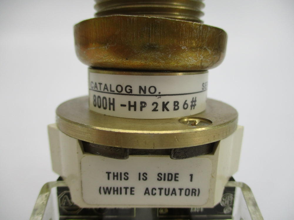 ALLEN BRADLEY 800H-HP2KB6# SER. C NSNP