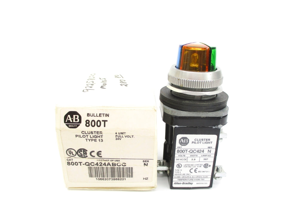 ALLEN BRADLEY 800T-QC424ABCG SER. N (WH) NSMP