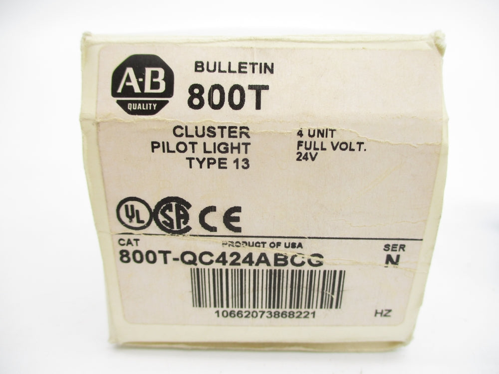 ALLEN BRADLEY 800T-QC424ABCG SER. N (WH) NSMP
