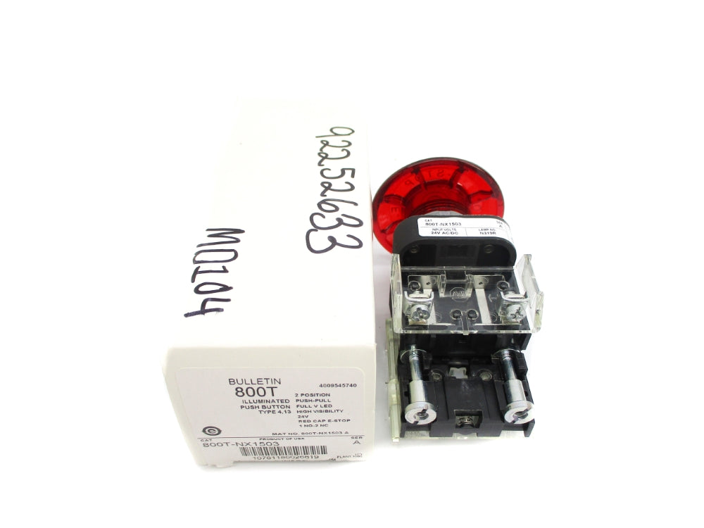 ALLEN BRADLEY 800T-NX1503 SER. A (WH) NSMP