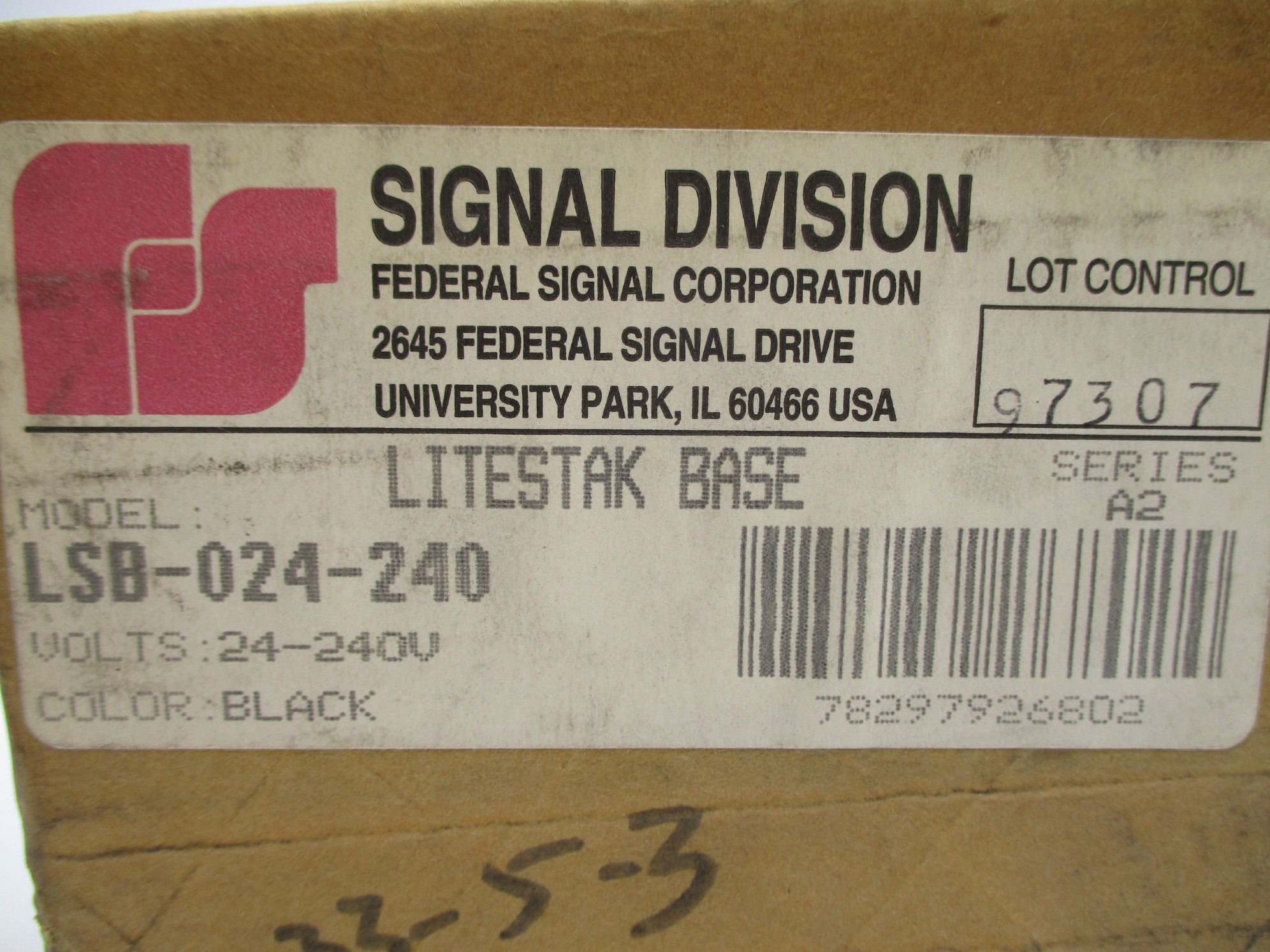 INDUSTRIAL SPARE PART LSB-024-240 NSFS