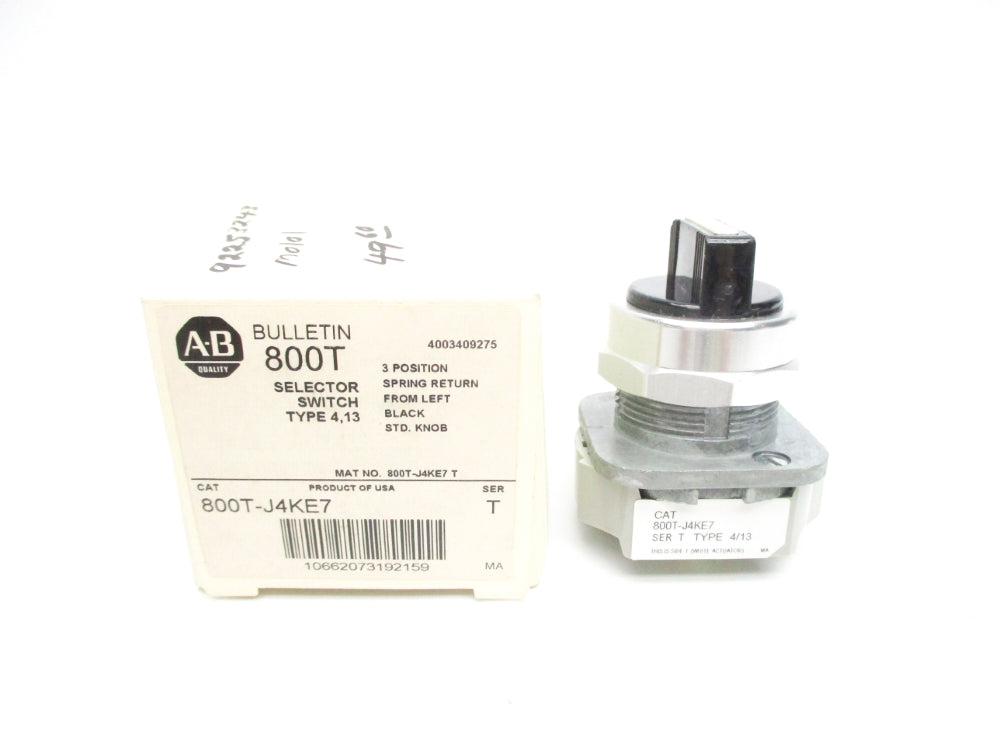 ALLEN BRADLEY 800T-J4KE7 SER. T (WH) NSMP