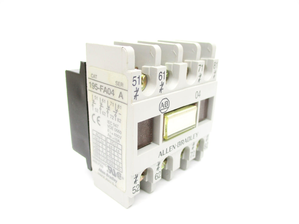 ALLEN BRADLEY 195-FA04 SER. A (GY/BL) NSMP