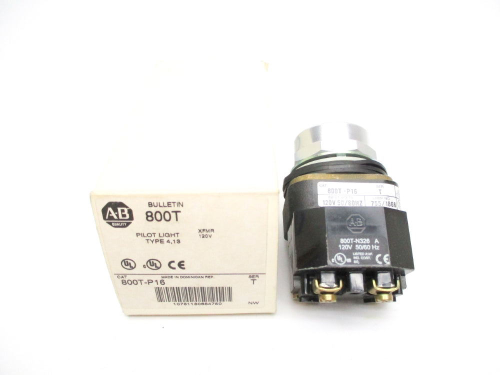 ALLEN BRADLEY 800T-P16 SER. T (WH) NSMP