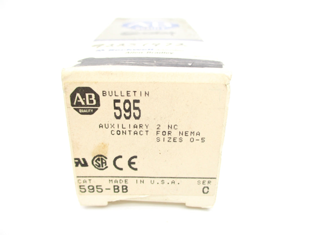 ALLEN BRADLEY 595-BB SER. C (GY/BL) NSMP