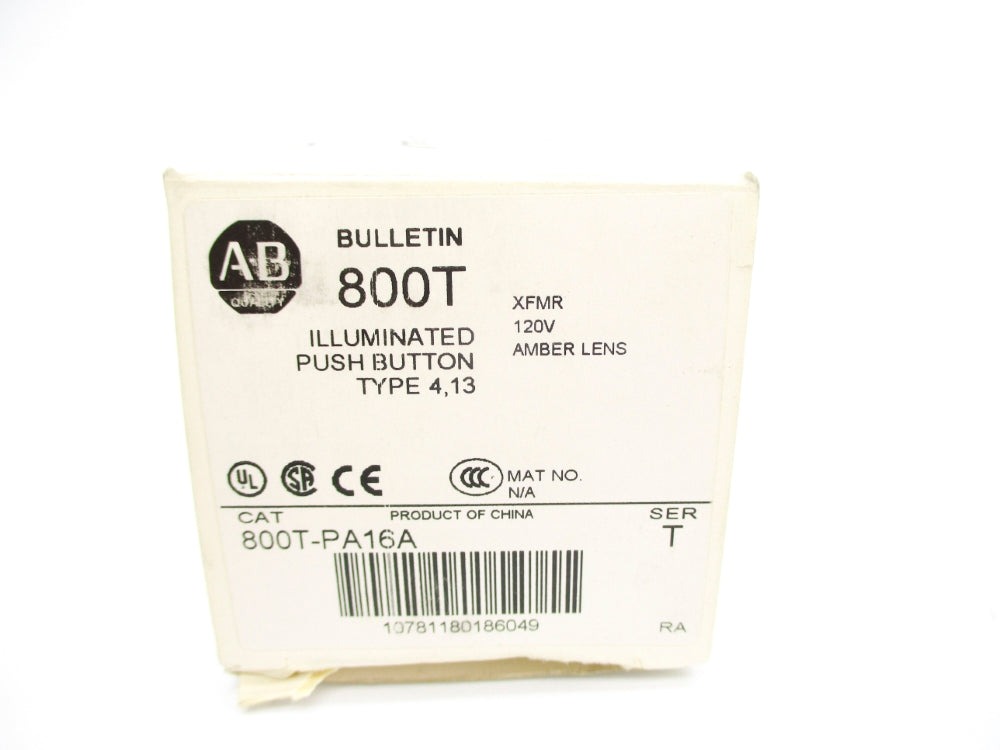 ALLEN BRADLEY 800T-PA16A SER. T (AS PICTURED) (WH) NSMP