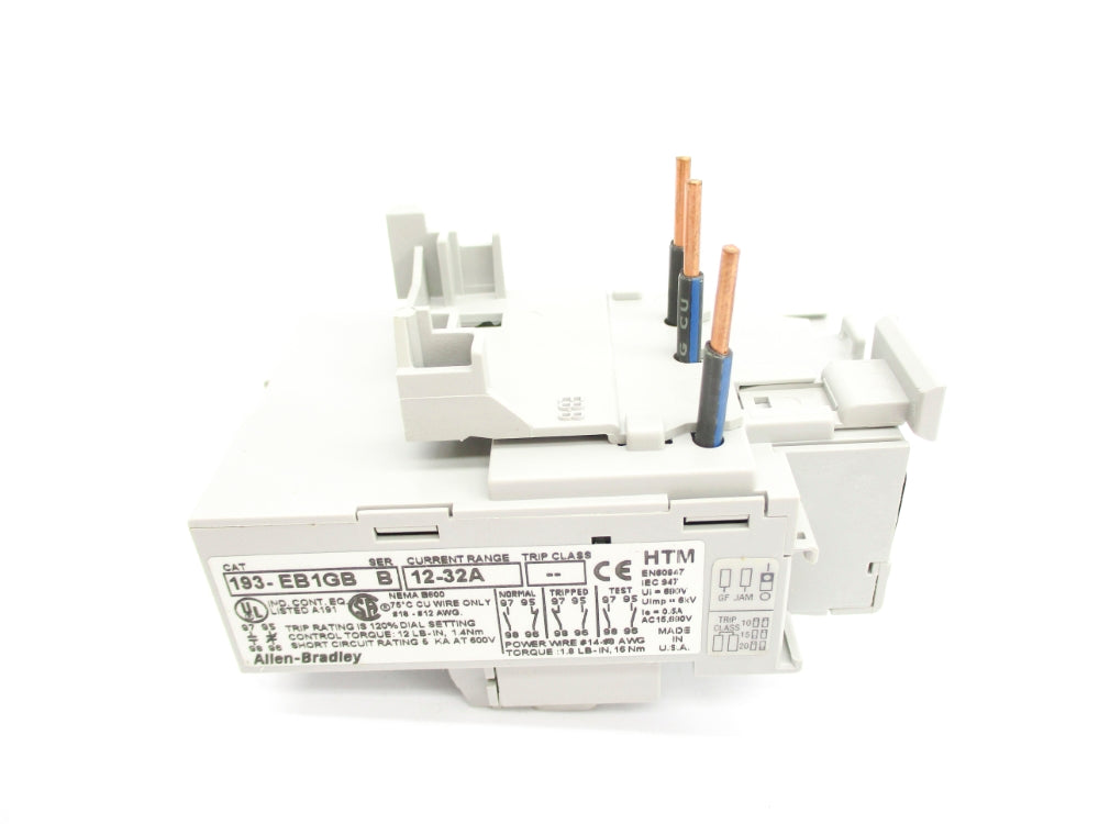 ALLEN BRADLEY 193-EB1GB SER. B 690V 12-32A (BR/WH) NSMP