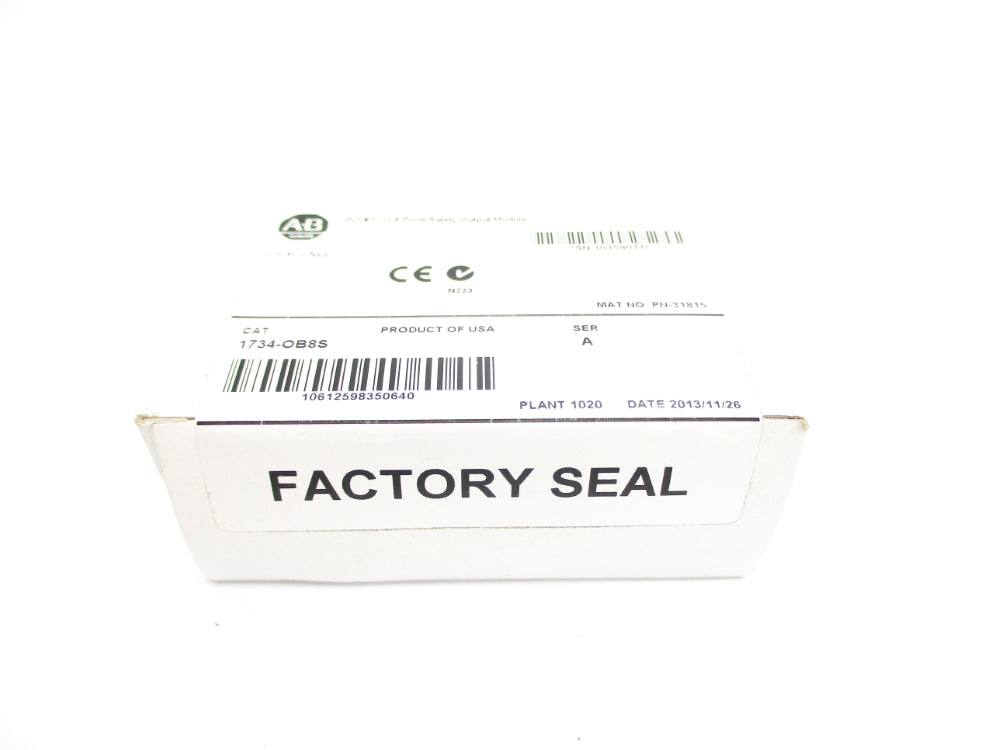 ALLEN BRADLEY 1734-OB8S SER. A DATE: 2013 NSFS