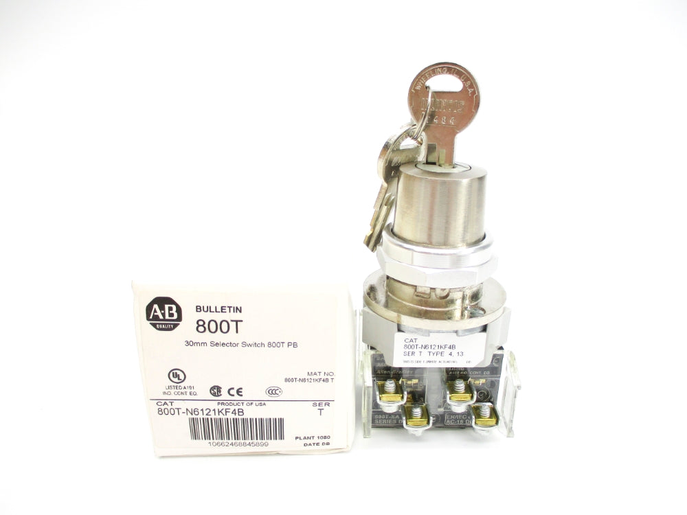 ALLEN BRADLEY 800T-N6121KF4B SER. T (WH) NSMP