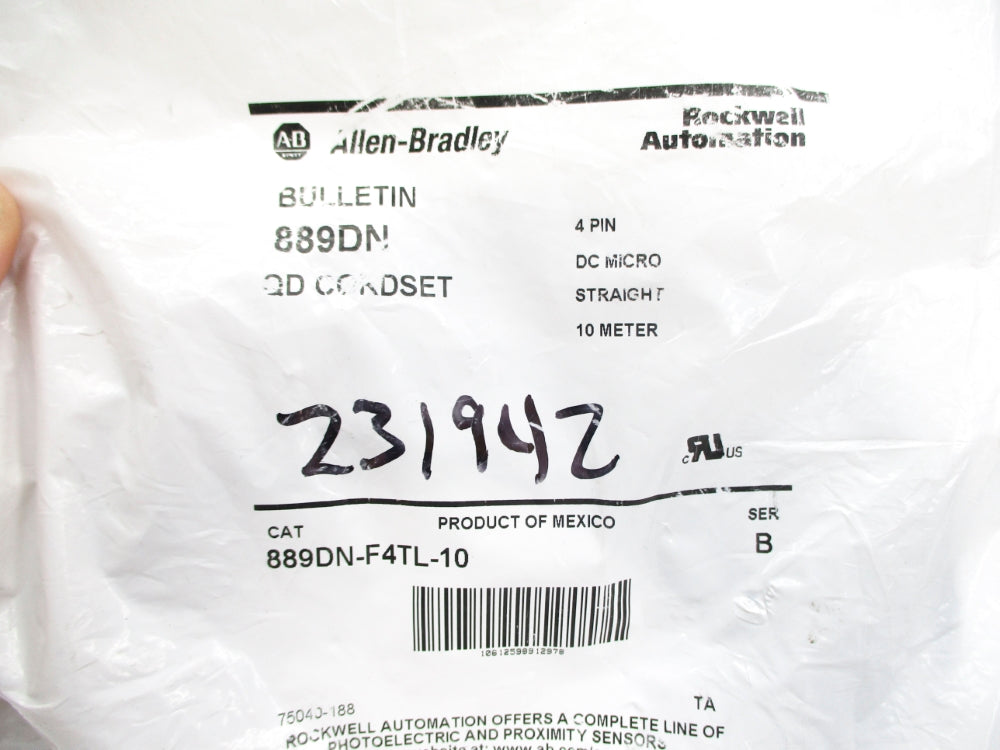 ALLEN BRADLEY 889DN-F4TL-10 SER. B NSMP